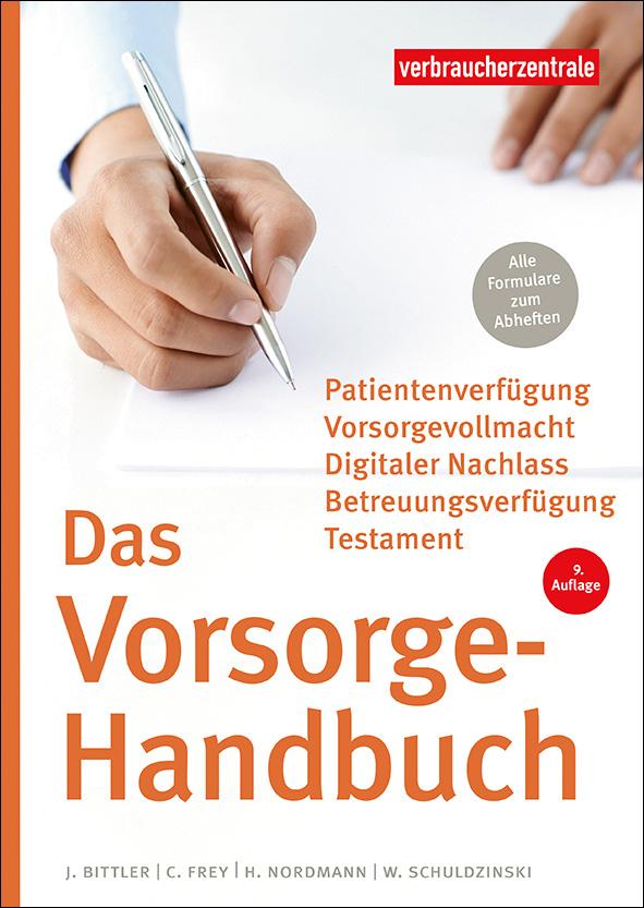 Titelbild des Ratgebers "Das Vorsorge Handbuch"