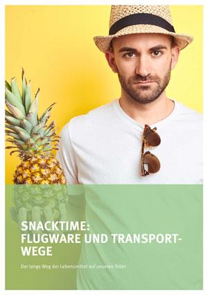 Deckblatt der Station 1 des Unterrichtsmaterials: Flugware und Transportwege