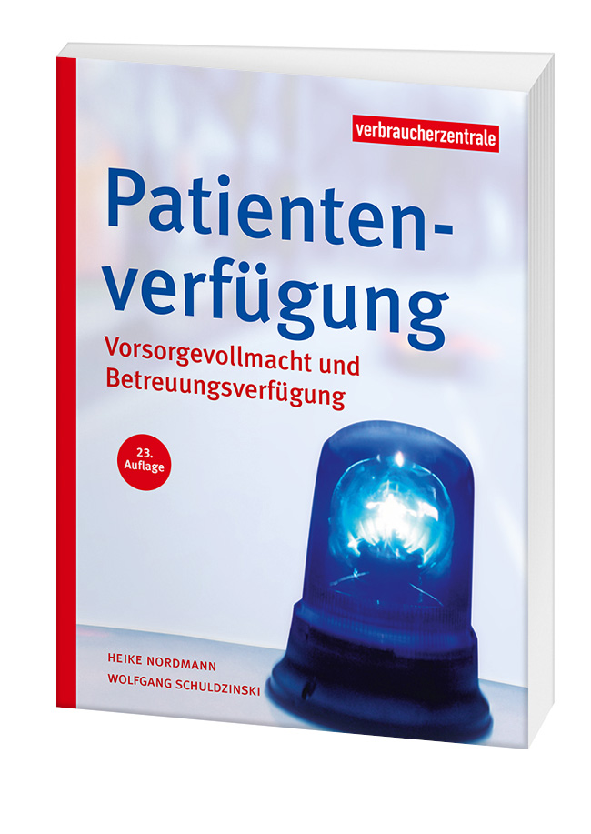 Titelbild des Ratgebers Patientenverfügung