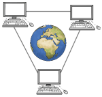 Grafik eines Computernetzwerks